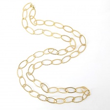 Allegra Gold Finish Necklace by Tilley & Grace